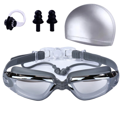 High-definition waterproof and fog-proof swimming goggles for men and women