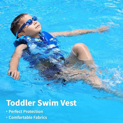 Children Swimming Life Jaket with Adjustable Seat Belt Lightweight Diving Swimming Equipment Life Vests for Children