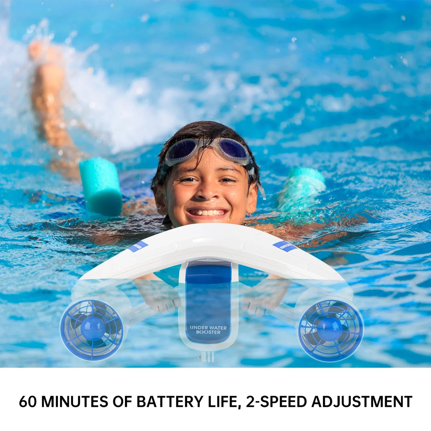 Swimming Diving Motor Electric Sea Scooter Underwater Booster with     Mount for Diving, Snorkeling and Swimming