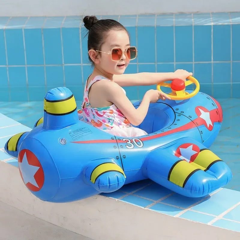 Outdoor Fun Inflatable Toys Children's Swimming Ring Toys Floating Pools Beach Playing Equipment and Swimming Pool Accessories
