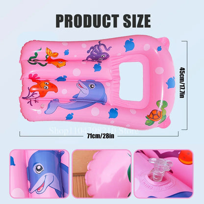 Inflatable Pool Floating Seat Swimming Ring Water Hammock Swimming Circle Pool  Water Play Tube Equipment.with 1 Manual Air Pump