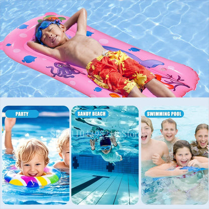Inflatable Pool Floating Seat Swimming Ring Water Hammock Swimming Circle Pool  Water Play Tube Equipment.with 1 Manual Air Pump
