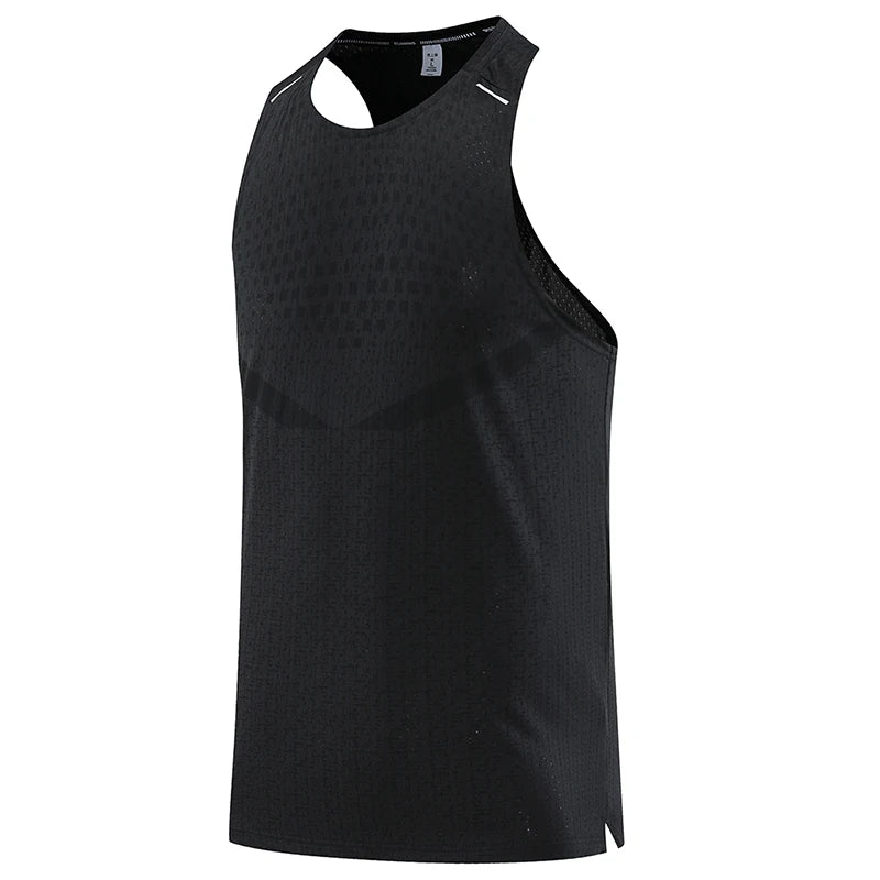 Men Gym Vest Breathable Mesh track and field Summer Cool Beach Travel Undershirt Basketball Training Fashion Running Tanks Top