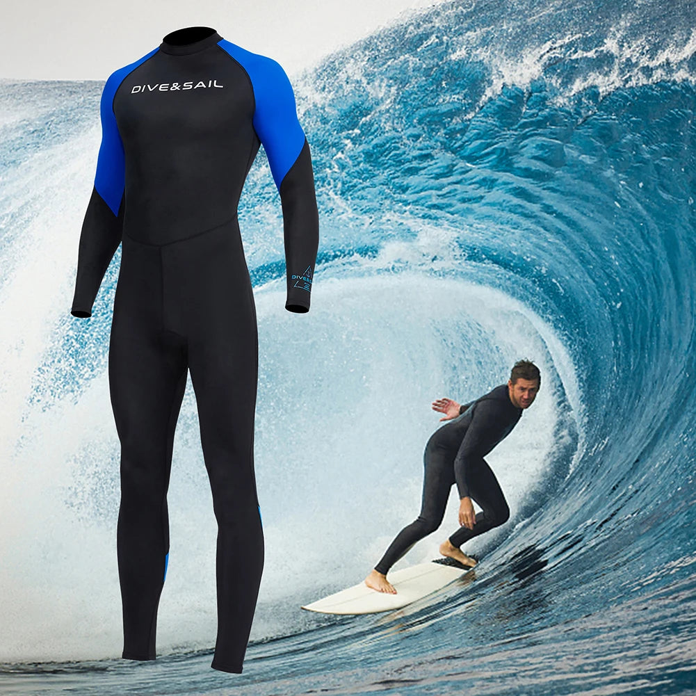 Wetsuit for Men Diving Clothes Sunscreen Snorkeling Surfing Swimsuit Warm Wetsuits Swimming Swimwear Full Suit