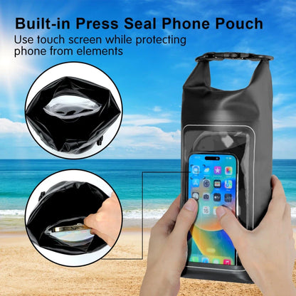 2L Dry Bag Touch Screen Waterproof Bags For Trekking Drifting Rafting Surfing kayak Outdoor Sports Bags Camping Equipment