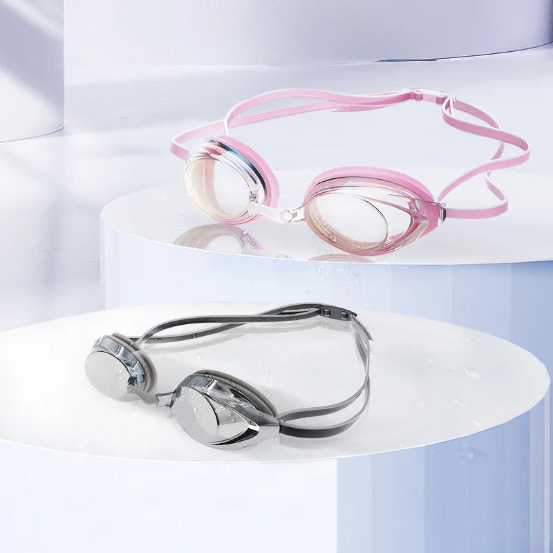 Swimming Goggles Into Equipment Hd Waterproof anti-fog Mirror Mirror Clear Goggles Box Silica Gel Eye Protector